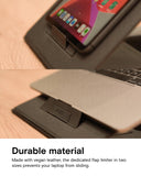 Folding Laptop Stand Lap Desk, Portable & Mini Computer Stand Laptop Desk for Travel and Home Office, Ergonomic Design, Black MOFT