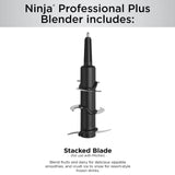 Ninja Professional Plus Blender | Max Power Smoothie Blender, Ice Cream Maker, Frozen Drink Mixer & Margarita Machine | 3 Auto IQ™ Presets, 1400 W, 72oz Total Crushing Pitcher | Dark Grey, BN701