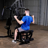 Body-Solid (EXM2500B/310) Multi-Station Home Gym Machine, Arm & Leg Strength Training Functional Exercise Workout Station, 310lbs. Black Weight Stack Without Leg Press Body-Solid