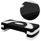 BalanceFrom Aerobic Step Platform Trainer with Adjustable 3-Level Risers, 400 Pound Weight Capacity – Non-Slip Exercise Stepper for Cardio, Strength, and Fitness Workouts at Home or Gym