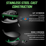 PGM Men's Complete Golf Club Sets - 12 Pieces - 3 Wood (#1,3,5), 1 Hybrid (#4H), 6 Irons(#5,6,7,8,9,PW), RH