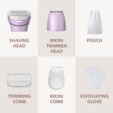 Philips Lady Shaver Series 8000 - Cordless, Wet & Dry Electric Shaver, 3-Blade Shaving System, Flexible Shaving Head, LED Light, for Legs, Body & Bikini, 100 Mins. Runtime, Model BRL149/00