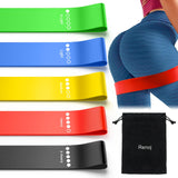Resistance Bands for Working Out, Elastic Exercice Loop Bands for Physical Therapy, Yoga Starter Set of Stretch Bands for Booty Legs, Pilates Flexbands Renoj