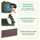 Human-Like Neck Massager with Heat for Pain Relief Deep Tissue, Cordless 4D Kneading Neck and Shoulder Massager Back Massager with Bionic fingers Massage and Screen, Ideal Gifts for Women Men