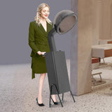LIWBYYG 1200W Hooded Hair Dryer, Freestanding Salon Hair Dryer Professional Salons Hair Dryers Stand with Wheels and 3 Temp Settings for Salons, Spa, Home