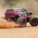 ARRMA RC Truck 1/10 Gorgon 2 Wheel Drive RTR Brushed Monster Truck Battery & Charger Included Purple ARA3230ST4