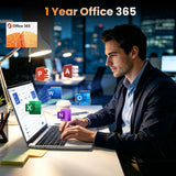 drkako 15.6" FHD IPS Student Laptop, AI Assistant Included, Office 365
