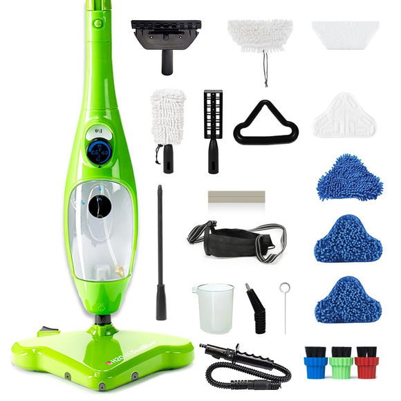 H2O Mop X5 Elite Mop 5 in 1 All-Purpose Hand Held Steam Cleaner for Home Use, with 17 Piece Accessory Kit For Floor,Window H2O MOP