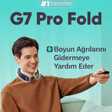 SKG G7 Pro Fold TENS-EMS Smart Neck Massager with Mobile App, Heat Therapy