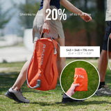 FLEXTAILGEAR Camping Shower Bag with Built-in Electric Pump, Portable Camp Shower, 5 Gallons Rechargeable Pressure Outdoor Shower Large Water Inlet