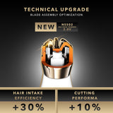 Blade & Stone™ NS502-DN Nose & Ear Trimmer 2.0 | Graphene-X™ Blade | High-Velocity Low-Noise Motor | Patented Rotary Blade Design | Skin-Friendly, Tug-Free Performance, Detachable Head - Dark Night
