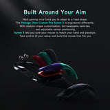 PWNAGE Ultra Custom Pro Symm 3 Wireless Gaming Mouse - Adjustable Sensor Position, Hot-Swappable Mechanical & Optical Switches, Modular Shape System, 8K Polling, 50g Ultralight - Black