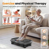 AXV Vibration Plate Fitness Platform Exercise Machine Vibrating Shaking Full Body Shaker Workout Vibrate Stand Shake Board Sport for Weight Loss Fat Burner for Gym Home Office