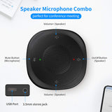 USB Speakerphone Microphone, Conference Speaker Omnidirectional Computer Mic, with 360º Voice Pickup JOUNIVO