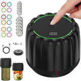 Bunyta Electric Mason Jar Vacuum Sealer Kit - Portable Jar Vacuum Sealer for Canning Jars, with Wide and Regular Mouth Mason Lids