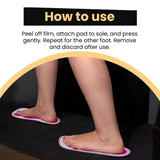 60Pairs(120Feets) Disposable Stick Spray Tanning Feet Pads Perfect for preventing spray tan solution,Deluxe & Hygienic Spray Tan Feet Pads-Ideal for Salons and Spas or Home,Easy to Apply