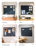 Fluxynara Felt Bulletin Board, 47.2" x 35.4", Carbon Blue