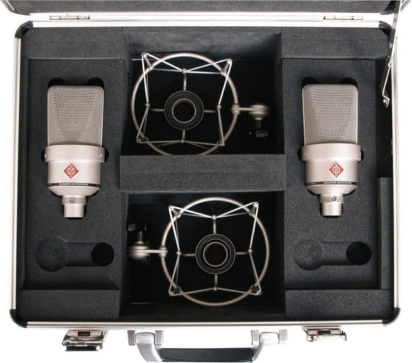TLM 103 Anniversary Stereo Microphone Pair Satin Nickel Neumann