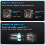 FLASHFORGE 3D Printer AFLASHFORGE 3D Printer AD5M Pro with 250g PLAD5M Pro with 250g PLA, 600mm/s High Speed CoreXY High Precision Printing, 280℃ Quick-Swap 0.4 & 0.6mm Hotend, 50dB Silence and Built-in Camera, Build Volume 220 * 220 * 220mm