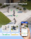 ANNKE 16 Channel Security Camera System, 12Pcs 2MP Outdoor Cameras, 2TB HDD