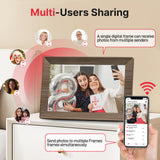 Frameo 10.1" Digital Picture Frame, Smart WiFi Digital Photo Frame with 1280x800 HD IPS Touch Screen 32GB Memory Auto-Rotate Wall Mounted, Share Photos/Videos from Phone Anywhere