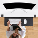 TECLUK Keyboard Tray Under Desk, 26.77" X 11.81", Black