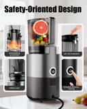 Staweiger Juicer Machines, Cold Press Juicer with 6" Extra Wide Chute, 90oz Capacity, Powerful AC Brushless Motor, High Juice Yield, Quiet Low db, BPA-Free Juicer Press For Whole Vegetables & Fruits