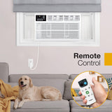 Whirlpool 23,200 BTU 230V Window Air Conditioner with Supplemental Heat, Window Mounted AC Unit with Heater for Apartment, Living Room, Bedroom, Large Rooms up to 1500 Square Feet
