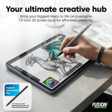 Fusion5 2026 Version 12" 2K Display Windows 11 Tablet PC with Stylus Pen