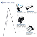 Lightweight Aluminum Telescoping Display Easel, 70 Inches, Silver