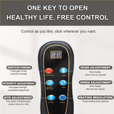 Full Body Heating Massage Mattress with 9 Modes, Lumbar Hot Compress Mat for Pain Relief, Foldable Heating Cushion for Relaxation and Comfort