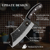 Upgraded Huusk Kitchen Chef Knife Viking Knife with Sheath Japanese Forged Japan Knives Boning Knife