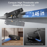 roborock Saros 20 Sonic Robot Vacuum and Mop, 36,000Pa Suction, 3.46 in Double-Layer Threshold, Reactive AI 3.0 Obstacle Recognition, 212°F Hot Water Wash, Zero-Tangling, 3.14’’ Ultra Slim, Black