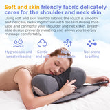 ALPHAY Cervical and Shoulder Massage Pillow, Portable Neck Traction Device, Dynamic Massage, Graphene Heating, Shoulder and Neck Relax Device