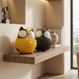 OlethRoryLe Owl Statue for Home Decor owl Gifts Unique Home Decor（Yellow ）