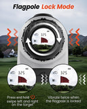 Bestsee Golf Rangefinder with Slope - 1500 Yards Laser Range Finder Golf,High-Precision Flag Pole Locking Vibration