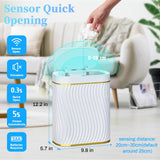 Bathroom Small Trash Can with Automatic Touchless Lid
