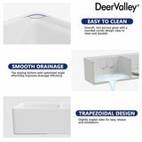 DeerValley Double Bowl Workstation Kitchen Sink 36 Inch