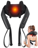 MASGRE Shiatsu Back and Neck Massager, Cordless Shoulder Massager with Heat, Electric Deep Tissue 3D Kneading Massage Pillow for Shoulder, Leg, Body Muscle Pain Relief, Gifts for Men Women