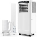 8000 BTU Portable Air Conditioners, 3 in-1 Portable AC Unit Up to 350 Sq.Ft with Dehumidifier, Quiet Air Conditioner with Remote Control, Fast Cool, 24H Timer, Bedroom, Office, Apartments, Black