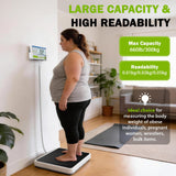 SASVY Medical Scale 660lb/300kg Wrestling Physician Scale for Body Weight Anti-Slip Platform for Home Office Hospital lb/lb:oz/kg