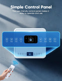 10,000 BTU Portable Air Conditioner, 3-in-1 AC Unit for 450 Sq.Ft Rooms With Cooling, Dehumidification & Fan Modes, Includes Remote Control, 24H Timer & Window Kit for Bedroom