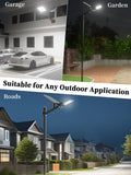 Ofuray OL-12000W Solar Street Lights Outdoor,Parking Lot Lights Commercial Dusk to Dawn,60,000mah Big Power Solar Security Flood Remote Control Without Motion Sensor for Street,Yark,Court