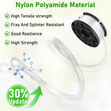 AF-100 Weed Eater Spool 6+2 Pack 30ft 0.065'' Line String Trimmer Replacement Spool for Black+Decker AF+100 String Trimmers, (6 Replacement Spool, 2 Trimmer Cap, 2 Pack Spring)