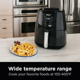 Ninja Air Fryer, Roast, Bake, Air Fry, Roast, Broil, Reheats, & Dehydrates, 4-in-1, Fries, Frozen Food, Veggies, and Juicy Meat Ninja