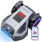 ANTHBOT M9 Set: Robotic Lawnmower Without Boundary Cable Including NetRTK & 4G Service (1 Year), Quick Installation Without RTK Base Station, NetRTK & Dual Vision, 900 m² (max. 1200 m²), 45% Incline