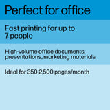 Wireless Black & White Printer, Best-for-Office (3G65OF) HP