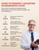 SIHOO B100 PRO Ergonomic Mesh Office Chair with Footrest
