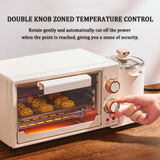 Multifunctional Breakfast Maker Station, 8L Electric Oven with Non-stick Frying Pan and 0.8L Cooking Pot,1050W Egg Sandwich Breakfast Machine for Home