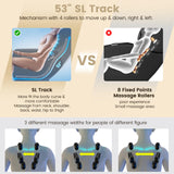 Full Body Massage Chair - Zero Gravity Shiatsu Massage Recliner with SL Track, Voice Control, Heat, Foot Roller, Thai Yoga Stretch Giantex